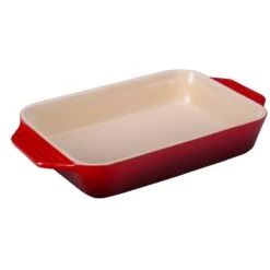 Le Creuset 3.15-Quart Stoneware (12.5" X 8.25") Rectangular Dish - Cerise