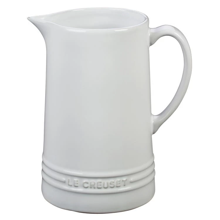 Le Creuset 1.6-Quart Stoneware Pitcher - White