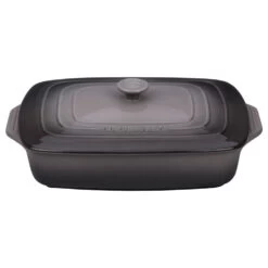 Le Creuset 3.5-Quart (12.5" X 8.5") Stoneware Covered Rectangular Casserole - Oyster