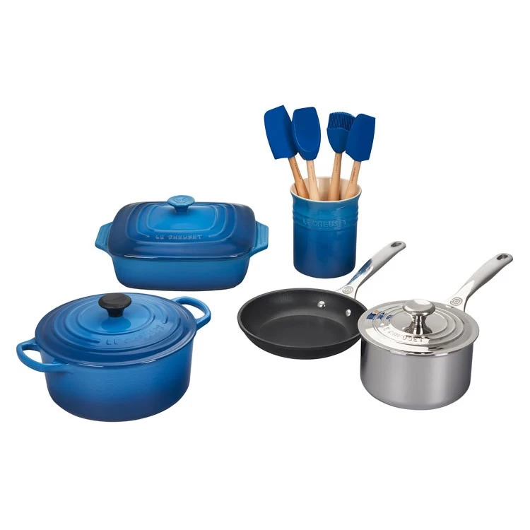 Le Creuset 2.75-Quart (9.5") Stoneware Covered Square Casserole - Marseille - Image 2