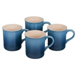 Le Creuset 14 Oz Stoneware Mugs Set Of 4 - Marseille