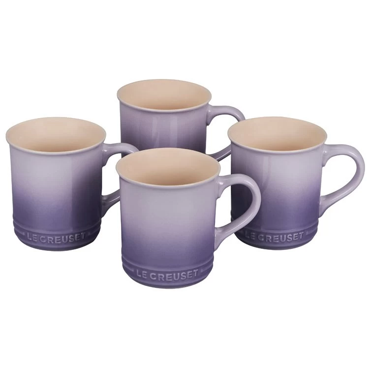 Le Creuset 14 Oz Stoneware Mugs Set Of 4 - Provence