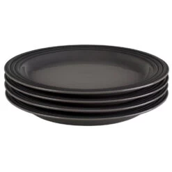 Le Creuset 10.5" Stoneware Dinner Plates Set Of 4 - Oyster