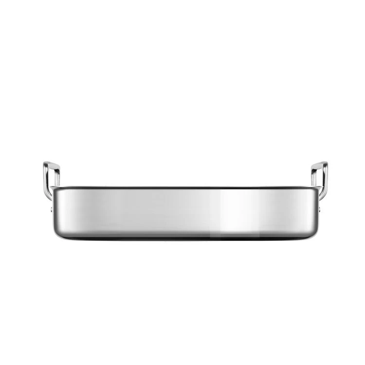 Le Creuset Small Stainless Steel Roasting Pan With Nonstick Rack - Image 7