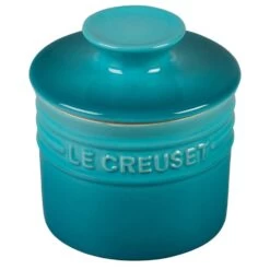 Le Creuset 6 Oz Stoneware Butter Crock - Caribbean