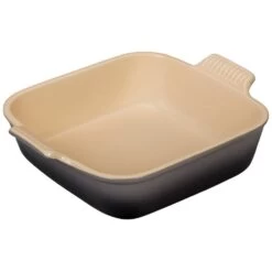 Le Creuset Heritage 3-Quart Stoneware Square Dish - Oyster