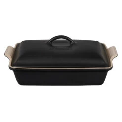 Le Creuset Heritage 4-Quart Stoneware Covered Rectangular Casserole - Licorice