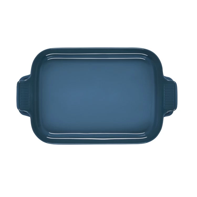 Le Creuset 2.75-Quart Stoneware Rectangular Dish With Platter Lid - Deep Teal - Image 4