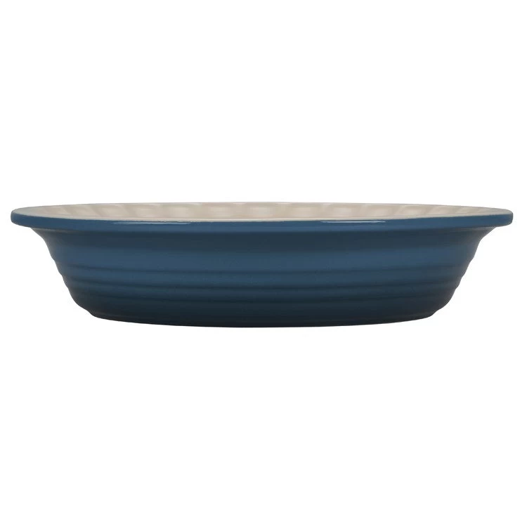 Le Creuset Heritage Stoneware Pie Dish - Deep Teal - Image 2