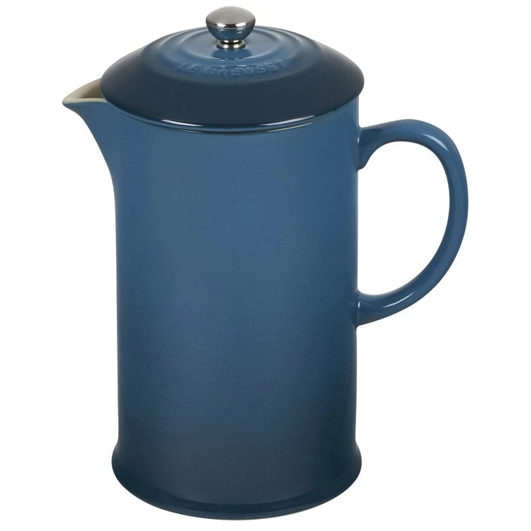 Le Creuset 27 Oz Stoneware French Press - Deep Teal