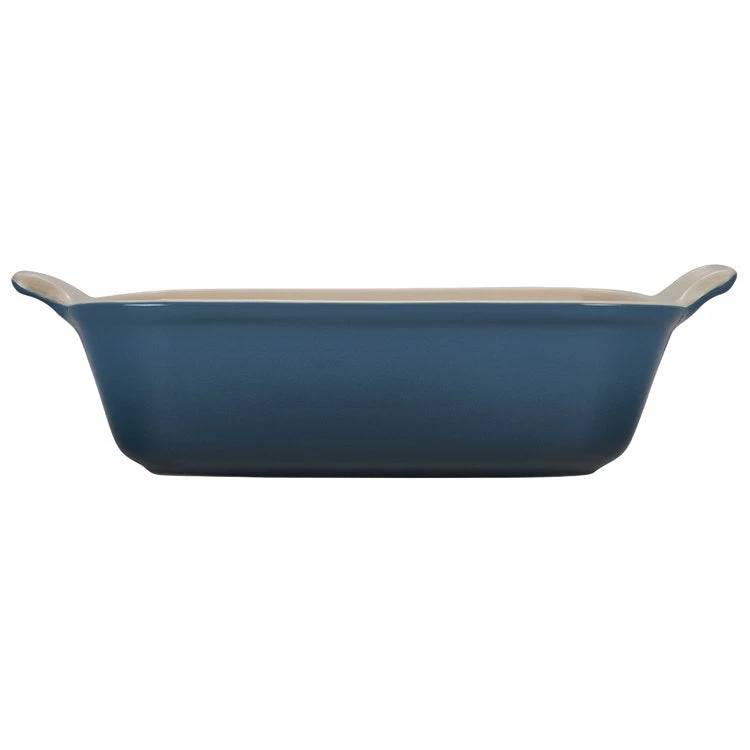 Le Creuset Heritage 3-Quart Stoneware Square Dish - Deep Teal - Image 2