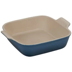 Le Creuset Heritage 3-Quart Stoneware Square Dish - Deep Teal