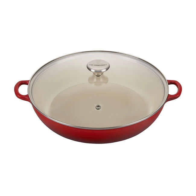 Le Creuset Traditional Braiser With Glass Lid - Image 2