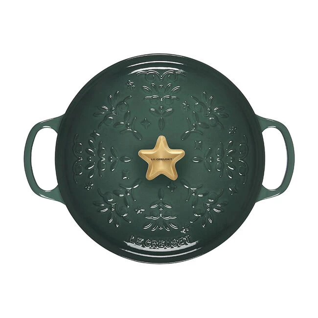 Le Creuset Noël Holiday Tree Round Dutch Oven - Image 4