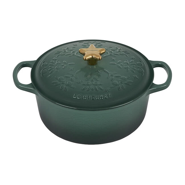Le Creuset Noël Holiday Tree Round Dutch Oven - Image 3