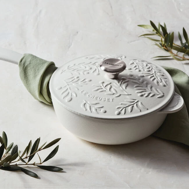 Le Creuset Olive Branch Collection Saucier - Image 2