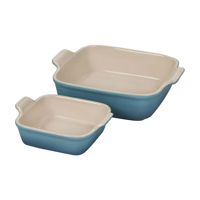 Le Creuset Heritage 2-Piece Square Baking Dish Set - Image 4