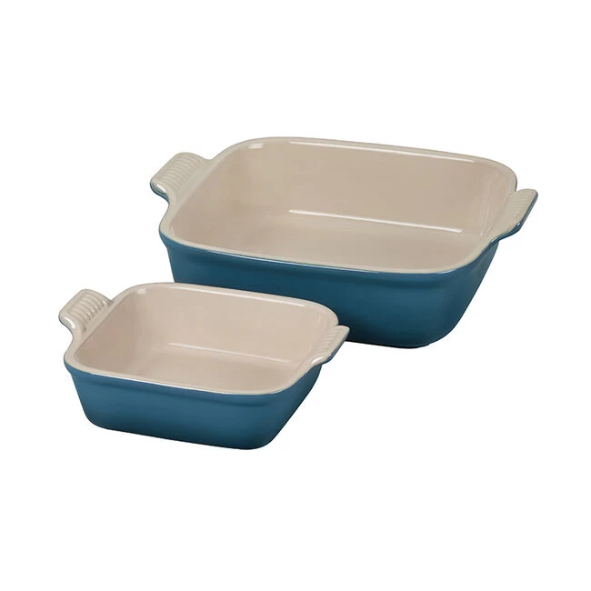 Le Creuset Heritage 2-Piece Square Baking Dish Set - Image 3