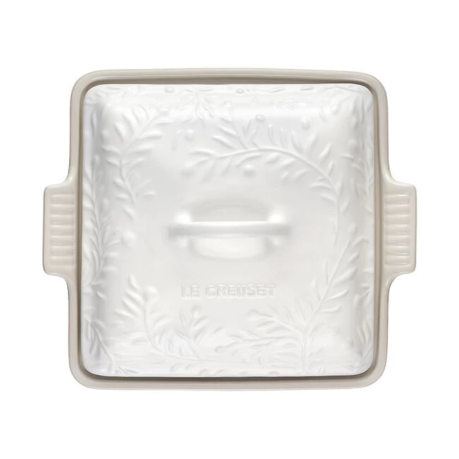 Le Creuset Olive Branch Collection Heritage Square Casserole - Image 4