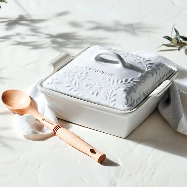 Le Creuset Olive Branch Collection Heritage Square Casserole - Image 2