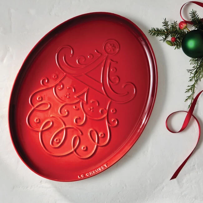 Le Creuset Noël Collection Santa Claus Platter - Image 2