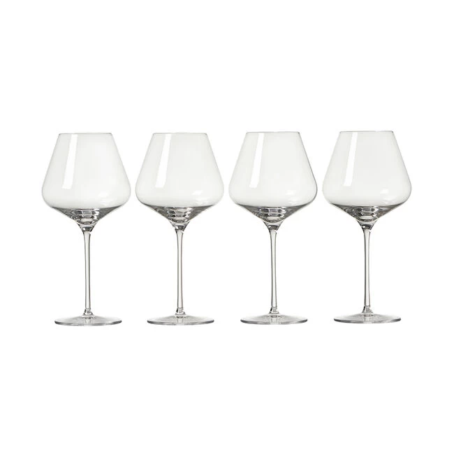 Le Creuset Burgundy Wine Glasses, Set Of 4