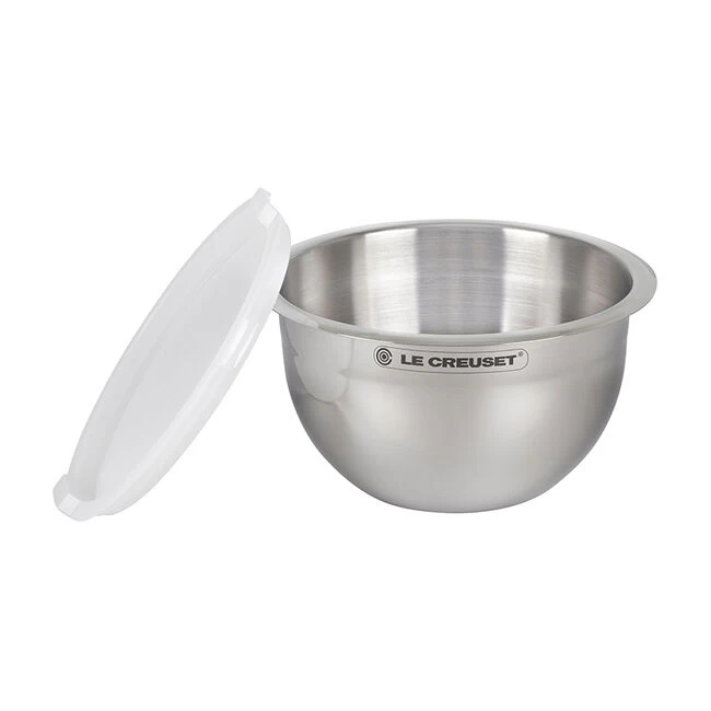 Le Creuset Stainless Steel Mixing Bowls With Lids, Set Of 3 - Image 7