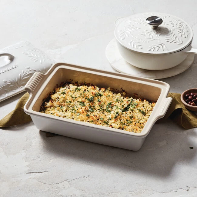 Le Creuset Olive Branch Collection Heritage Rectangular Casserole - Image 10