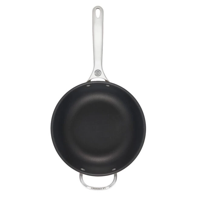 Le Creuset Nonstick Stainless Steel Saucier Pan - Image 3
