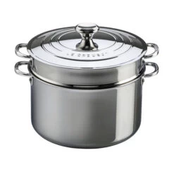 Le Creuset Signature Stainless Steel Stockpot With Colander Insert
