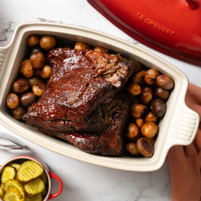 Le Creuset Heritage Deep Covered Rectangular Baker - Image 3