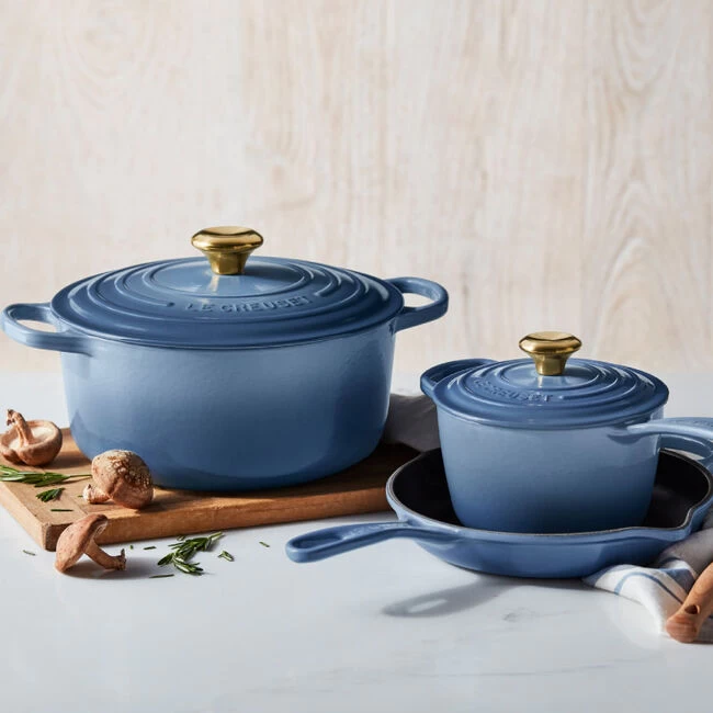 Le Creuset Signature Enameled Cast Iron 5-Piece Cookware Set - Image 2