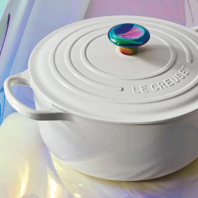 Le Creuset Round Dutch Oven With Iridescent Knob - Image 2