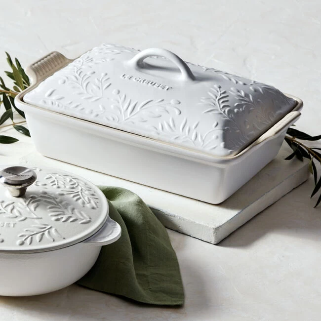 Le Creuset Olive Branch Collection Heritage Rectangular Casserole - Image 9