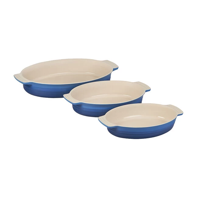 Le Creuset Classic 3-Piece Oval Baking Dish Set - Image 5