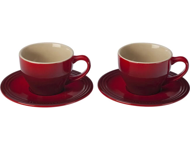 Le Creuset Cappuccino Cups And Saucers, Set Of 2 - Image 3