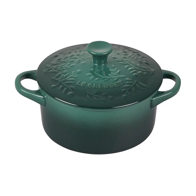 Le Creuset Olive Branch Collection Mini Cocotte - Image 3