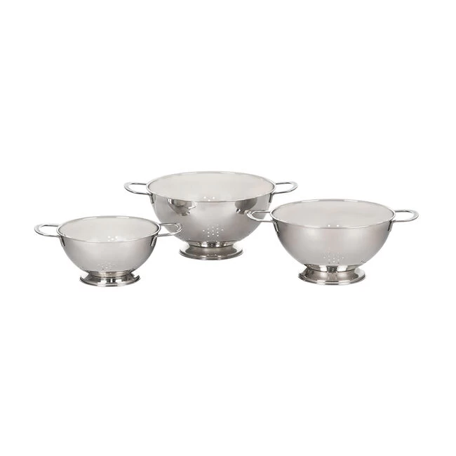 Le Creuset Stainless Steel 3-Piece Colander Set - Image 3