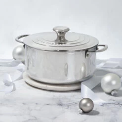 Le Creuset Signature Stainless Steel Shallow Casserole