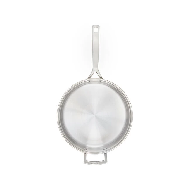 Le Creuset Classic Stainless Steel Sauté Pan With Lid - Image 4